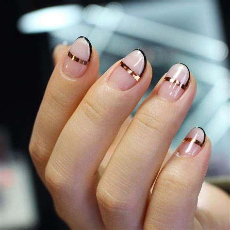 Fashionable Translucent Designs Best Nail Art Style Minimalism