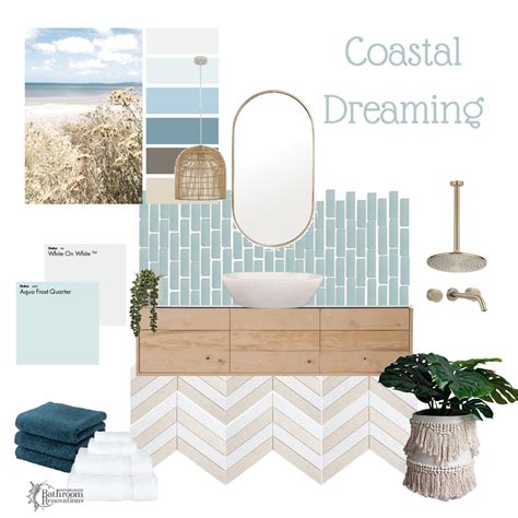 Coastal Dreaming Bathroom Interior Design Mood Board By Northern