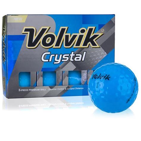 Volvik Crystal Blue Golf Balls
