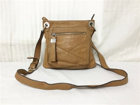Tignanello Brown Leather Mini Backpack Purse IUCN Water