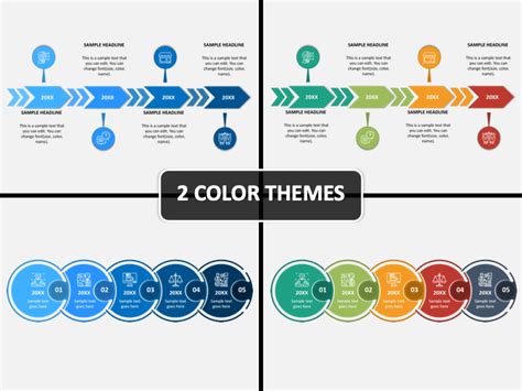 Linear Timeline Powerpoint Template Ppt Slides