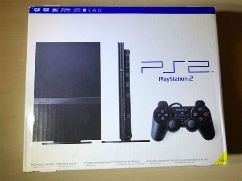 Brand New Sony Playstation 2 Ps2 Slim Black Console Scph 70012cb