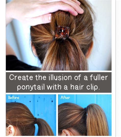 One Simple Trick To Make Ponytail To Look Fuller Musely
