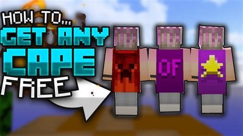 How To Get Any Capes Free Mineconoptifinemojangspecial Capes For 1