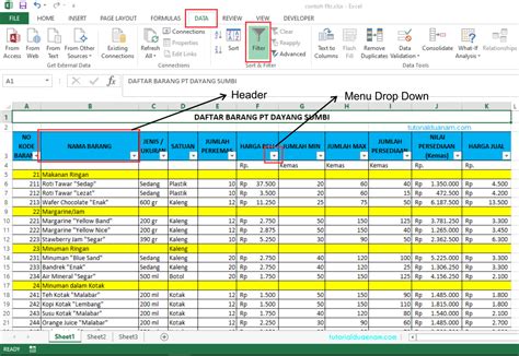 Cara Membuat Filter Pada Kolom Excel Warga Co Id