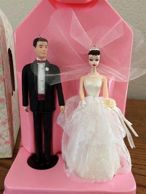 1997 Hallmark Keepsake Barbie Ken Wedding Day Ornaments NIB Etsy