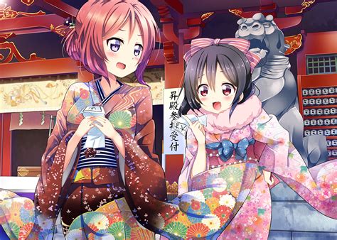 Wallpaper Illustration Anime Girls Love Live Yazawa Nico