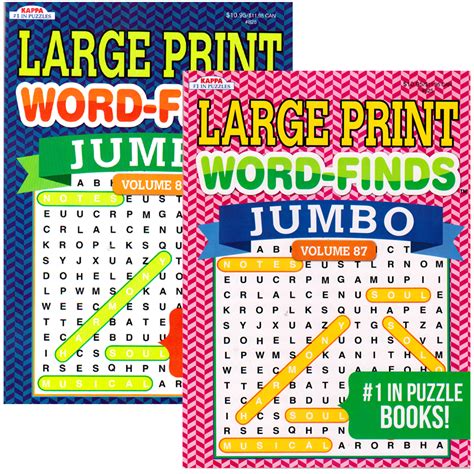 Wholesale Jumbo Large Print Word Finds 46 Pages Sku 2345164 Dollardays