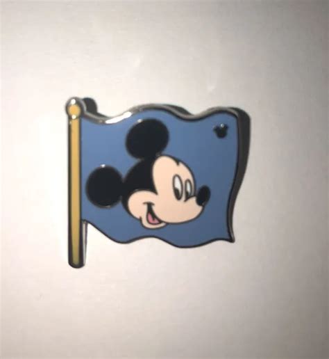 Disney Hidden Mickey Pin Mickey Mouse Flag Pin Wdw Walt Disney World