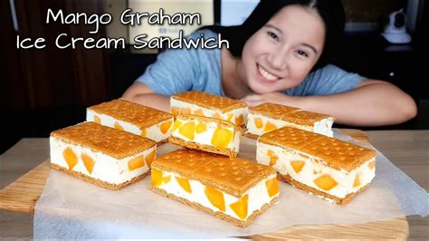 Trending Mango Graham Ice Cream Sandwich Gawin Natin Sa Tag Init