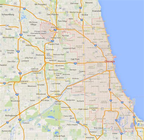 Chicago Illinois Map