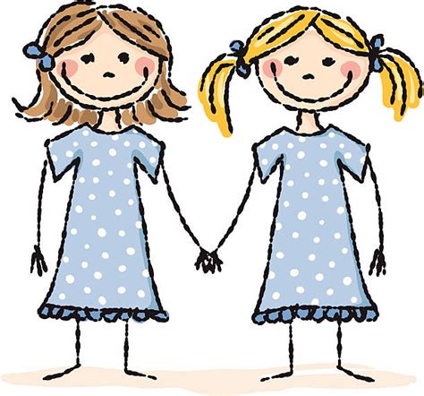 Stick Figure Holding Hands Drawings Clip Art Vector Images