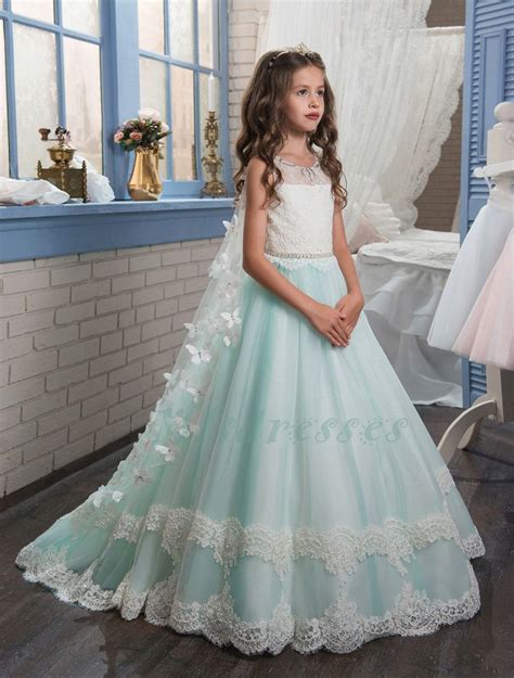 2017 New Princess Puffy Ball Gown Pageant Dresses For Little Girls