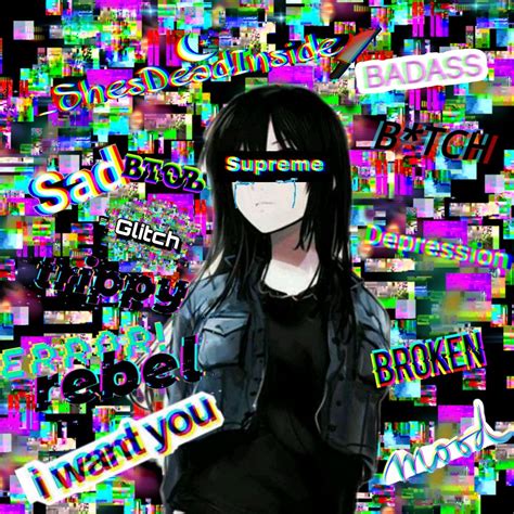 28 Aesthetic Glitch Supreme Anime Boy Wallpaper