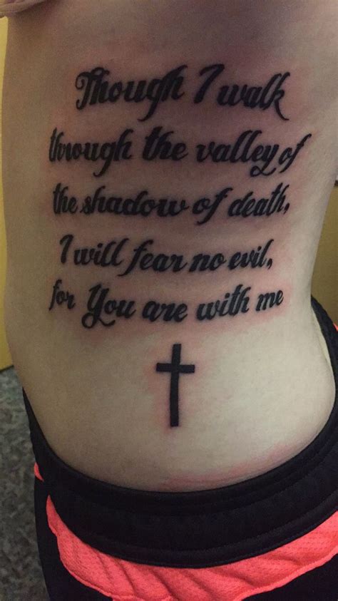 My New Tattoo Psalm 234 My Favorite Bible Verse ️ Verse Tattoos