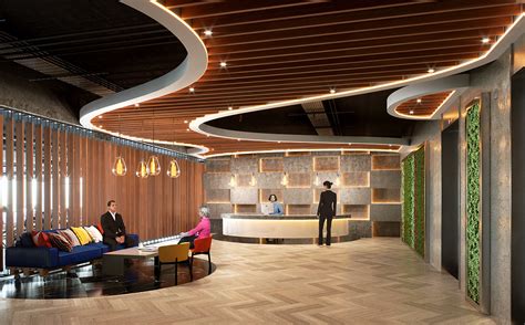 Office Reception Area On Behance