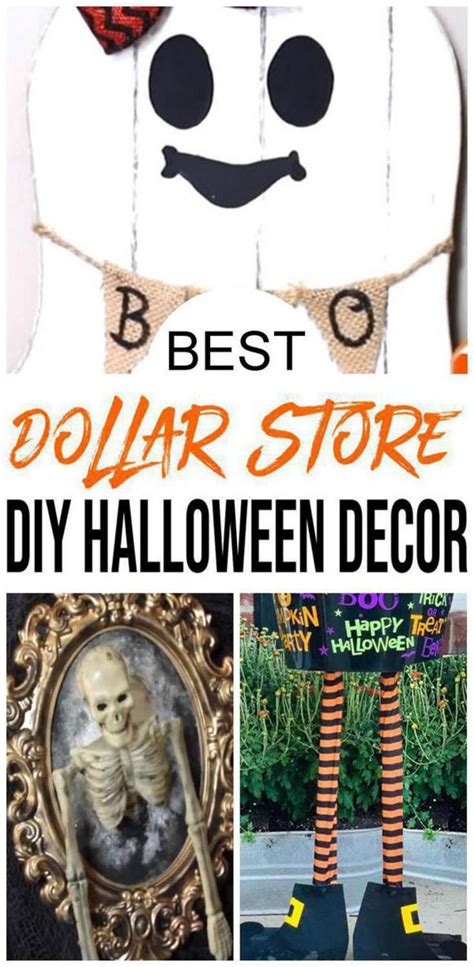 Diy Dollar Store Halloween Decorations Ideas Hacks Cheap Easy Outdoor Indoor Diy