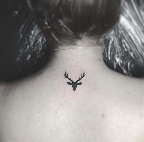 50 Majorly Cool And Tiny Micro Tattoos Antler Tattoos Antler Tattoo