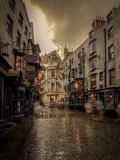 Diagon Alley Art Print For Sale By Samgil17 Redbubble