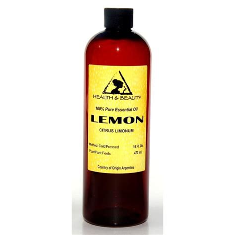 LEMON ESSENTIAL OIL AROMATHERAPY 100 PURE NATURAL 16 OZ Walmart Com