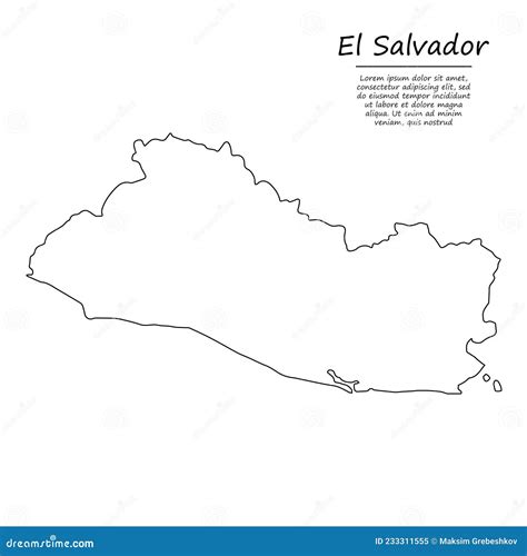 San Salvador Silhouette Skyline El Salvador Vector City Salvadoran