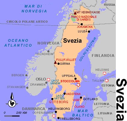 Svezia Cartina Fisica Svezia Mappa Fisica Fisica Mappa Di Svezia