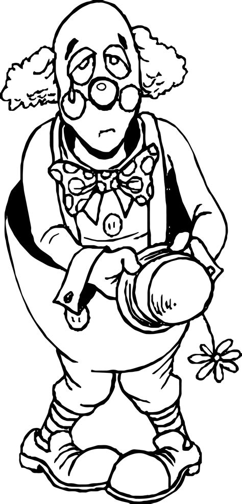 Clown Coloring Page Wecoloringpage 112