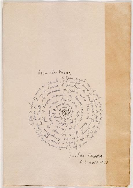 Tristan Tzara La Rose Et Le Chien 1958 Tristan Tzara Sketch Book