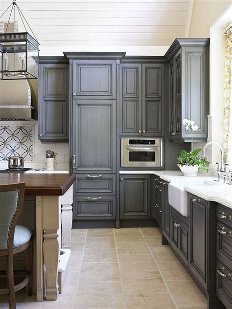 Charcoal Gray Cabinets Design Ideas