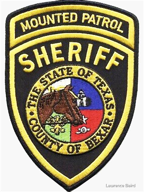 Bexar County Sheriff Mounted Patrol Sticker For Sale By Lawrencebaird