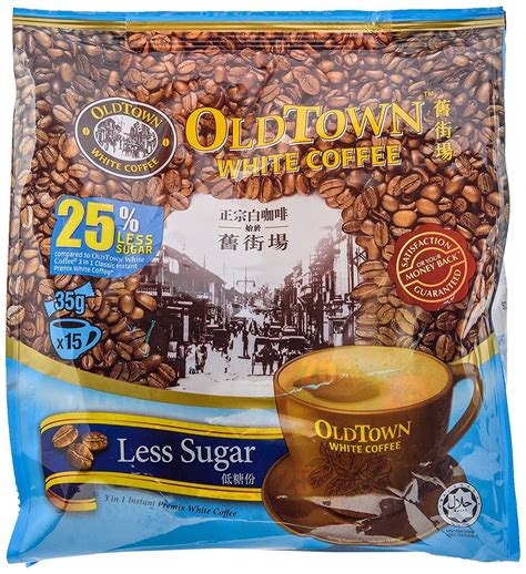Old Town White Coffee 3 In 1 Instant Premix White Coffee Less Sugar 35g