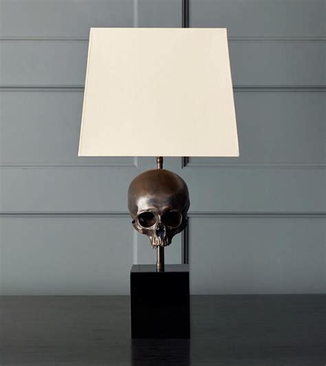 Skull Table Lamp Bronze Table Lamp Lamp Rustic Lamps