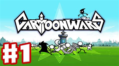 Stickman Cartoon Wars Walkthrough Gameplay Part 1 Iosandroid Youtube