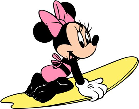 Minnie Mouse Surfing Clipart Full Size Clipart 5661747 Pinclipart