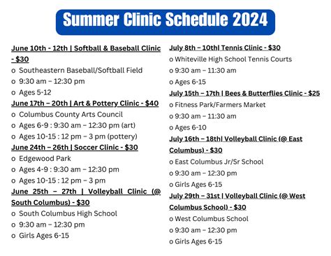 Recreation | Columbus County, NC