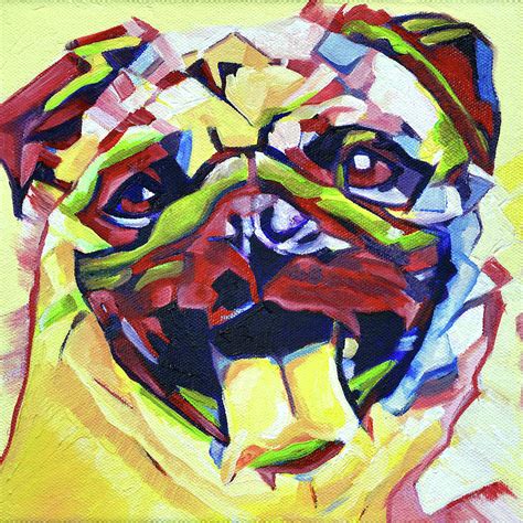 Pop Art Pug 1 Painting By Cameron Dixon Pixels