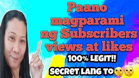 Tips Paano Magparami Ng Subscribers Hk Kabayan Tv Youtube
