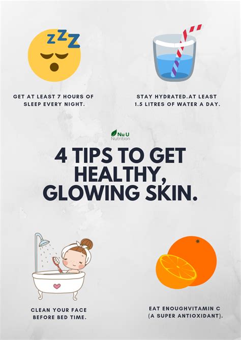 4 Tips To Get Healthy Glowing Skin Healthy Glowing Skin Get Healthy