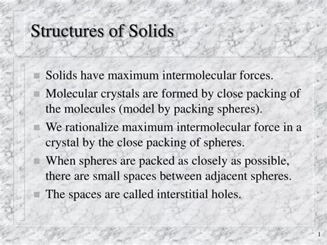 Ppt Structures Of Solids Powerpoint Presentation Free Download Id
