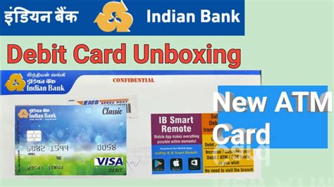 Indian Bank Debit Card Unboxing Indian Bank New Atm Card Unboxing