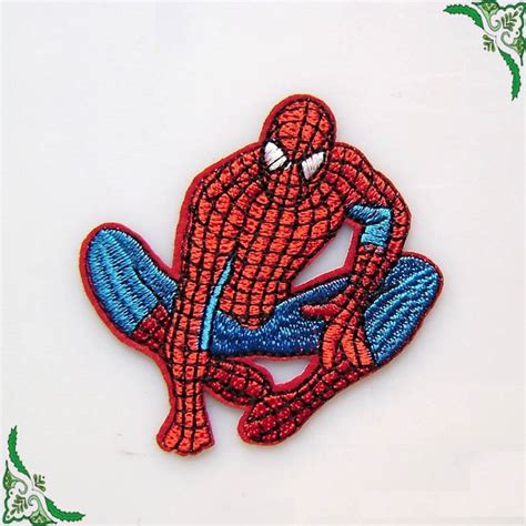 Spider Man Embroidered Patches Spiderman Iron On Patch Etsy