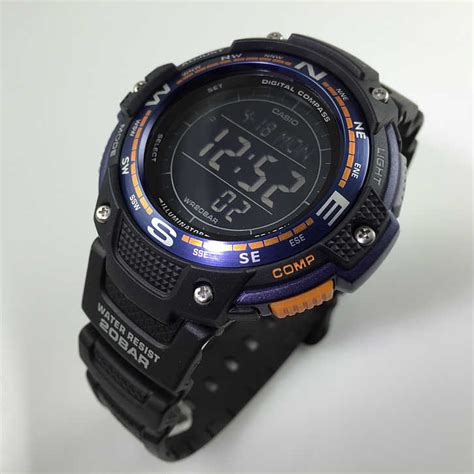 Mens Casio Twin Sensor Digital Compass Sport Watch Sgw100 2b