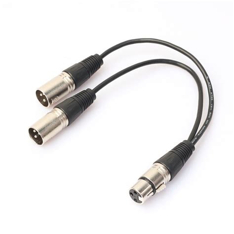 Buy Durable Flexible Silver Plated 3 Pin Xlr Female To