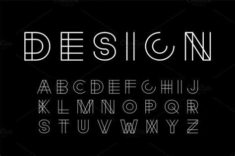 Linear Designer Creative Font Creative Fonts Lettering Lettering Fonts