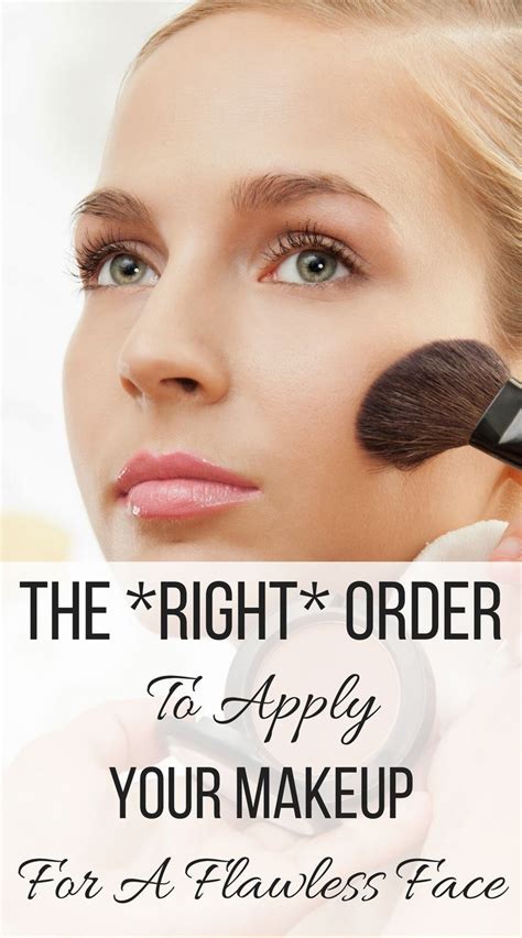 This Is The Right Order To Apply Your Makeup Products For A Flawless