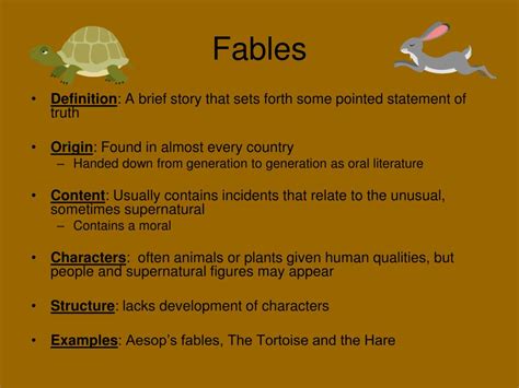 Ppt Fables Tall Tales Fairy Tales Myths And Legends Powerpoint