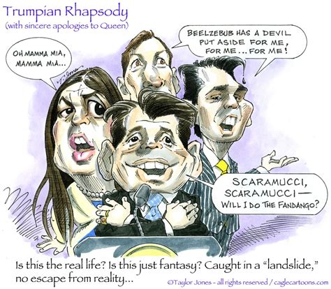 Political Cartoon U S Trump Jr Kushner Sarah Huckabee Scaramucci Bohemian Rhapsody The Week