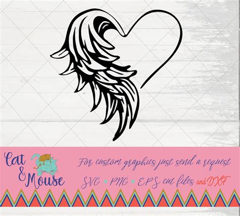 Heart And Angel Wings Your Wings Were Ready Svg Cricut Cut Files Svg Shirt Svg Etsy Ireland