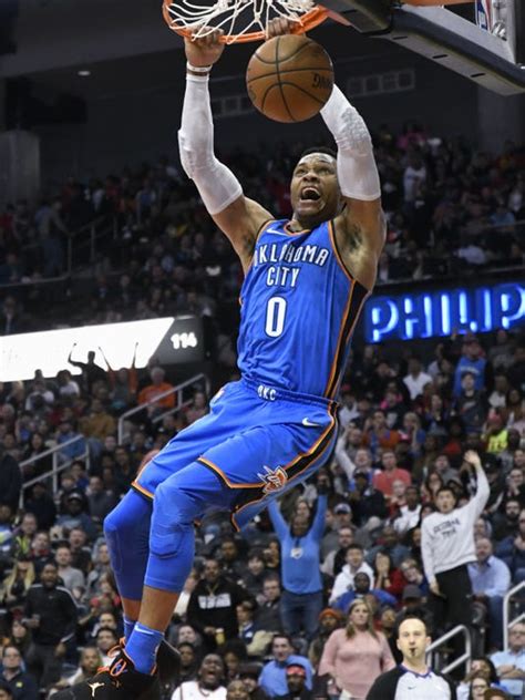 Russell westbrook's most violent dunks of his career by: Mr. Triple-Double: Westbrook joins a very exclusive NBA club