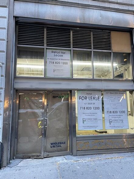 237 W 35th St New York Ny 10001 Retail For Lease Loopnet